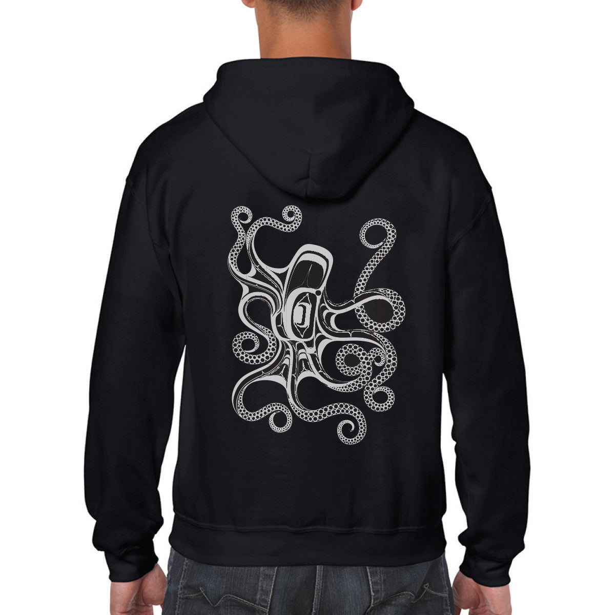 Octopus zip hot sale hoodie