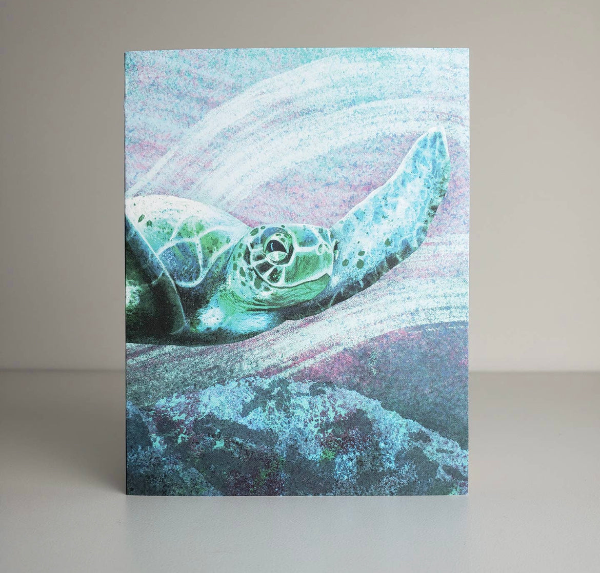 Sea Turtle Blank Greeting Card Millstream Bainbridge