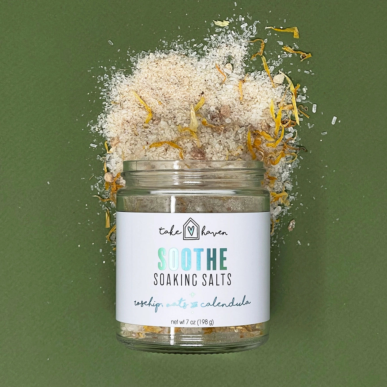 Soothe | Rose Hip, Oat + Calendula Soaking Salts