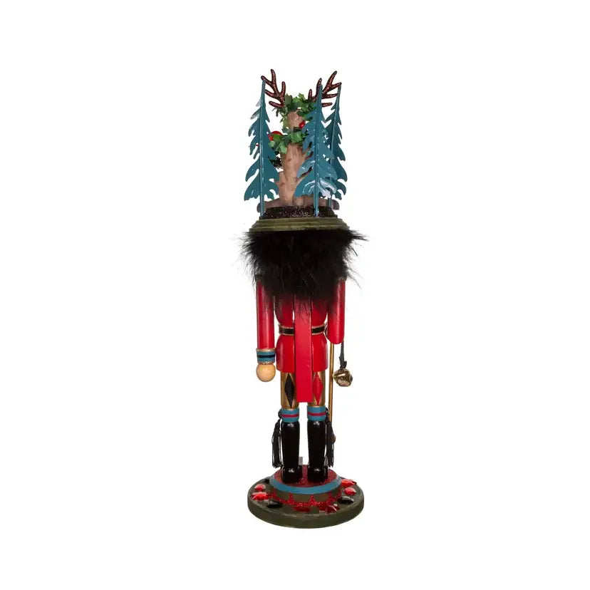 18" Nutcracker W/Deer Hat