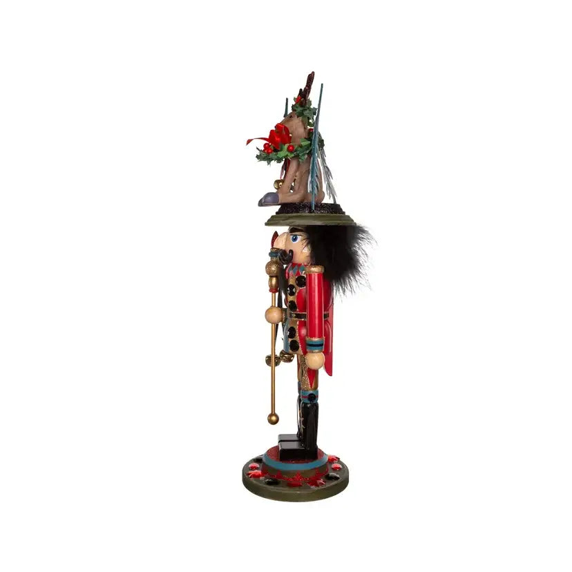 18" Nutcracker W/Deer Hat