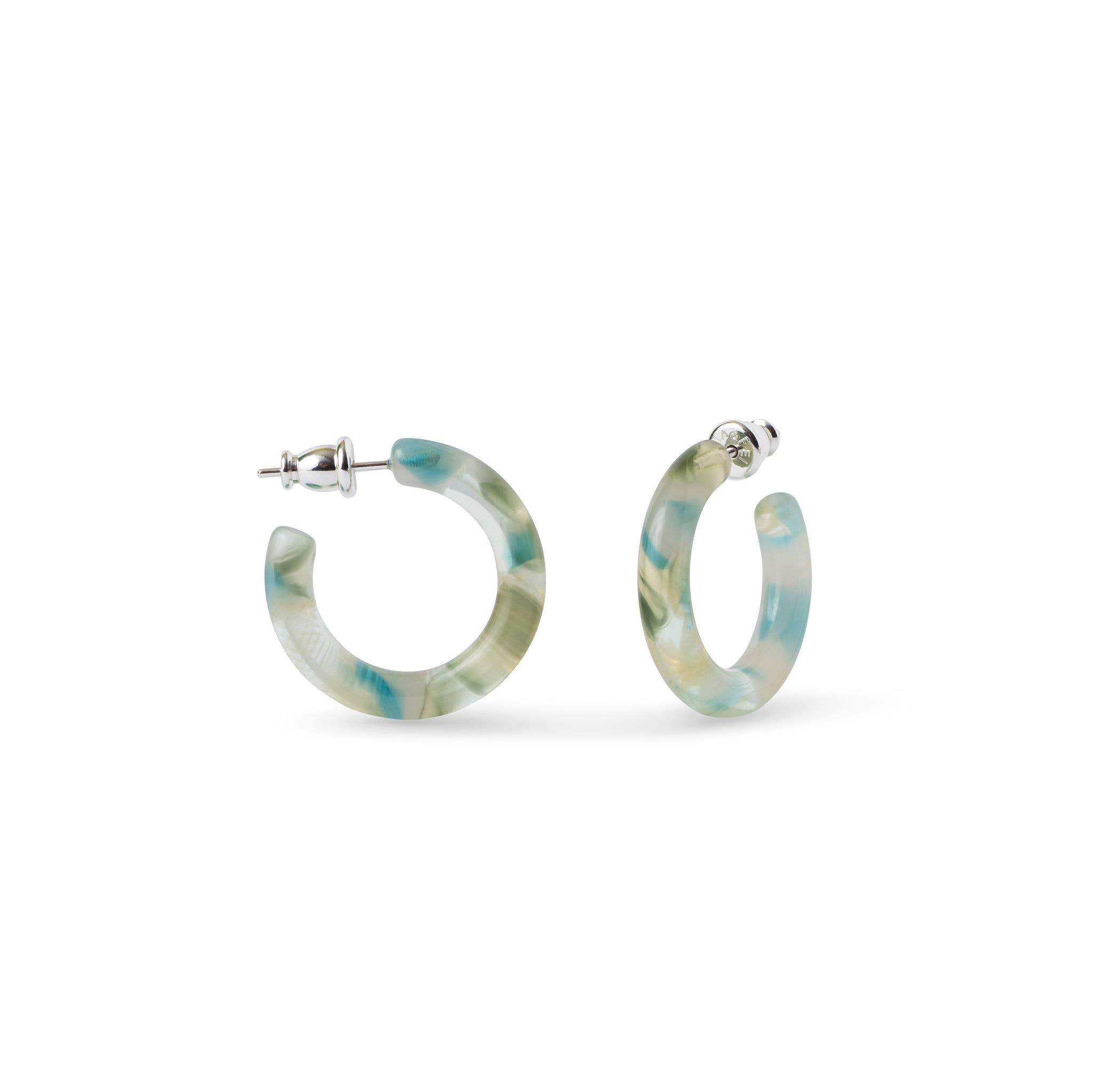 Ultra Mini Hoop Collection | Small Acetate Hoops: Autumn