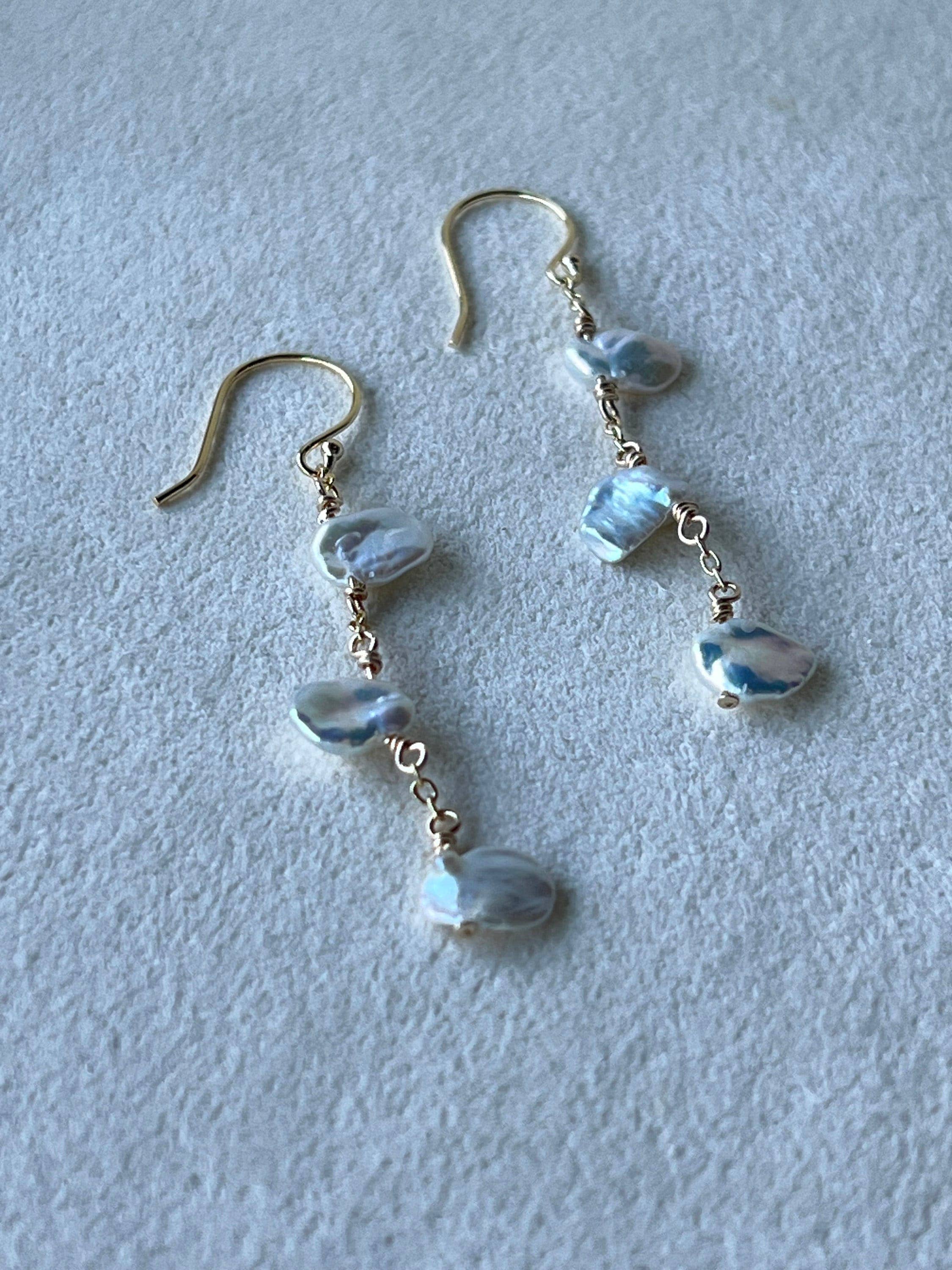 Pearl Dangle And Drop: Sterling Silver