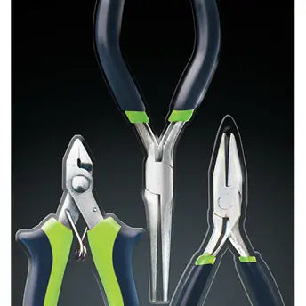 3-Piece Tool Kit Clippers, Flat Nose Pliers, Needle Nose