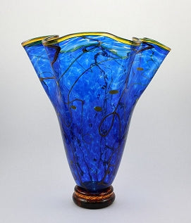 Rain Tree Tall Flutter Vase