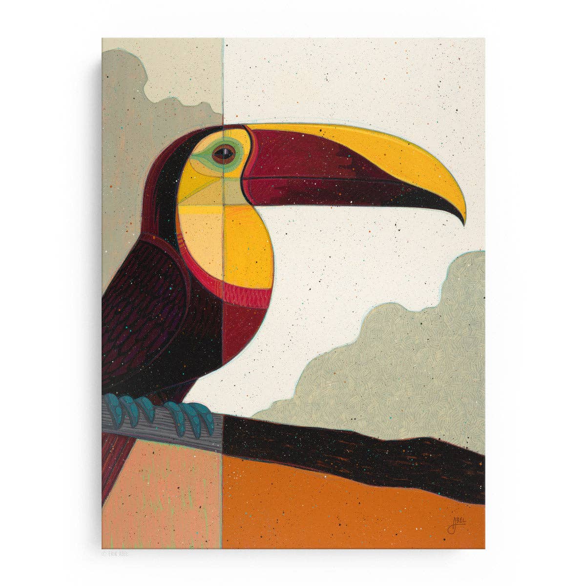 Yellow-Throated Toucan - WHLSL Print: Unframed / 9x12 / Paper