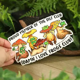 "D.I.L.F Club" - Funguise™ Greeting Card w/ Sticker