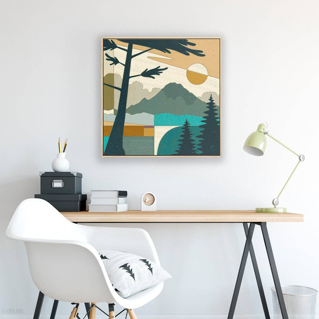 Pnwonderland: Rainier - WHLSL Print: Unframed / 12x12 / Bamboo Paper