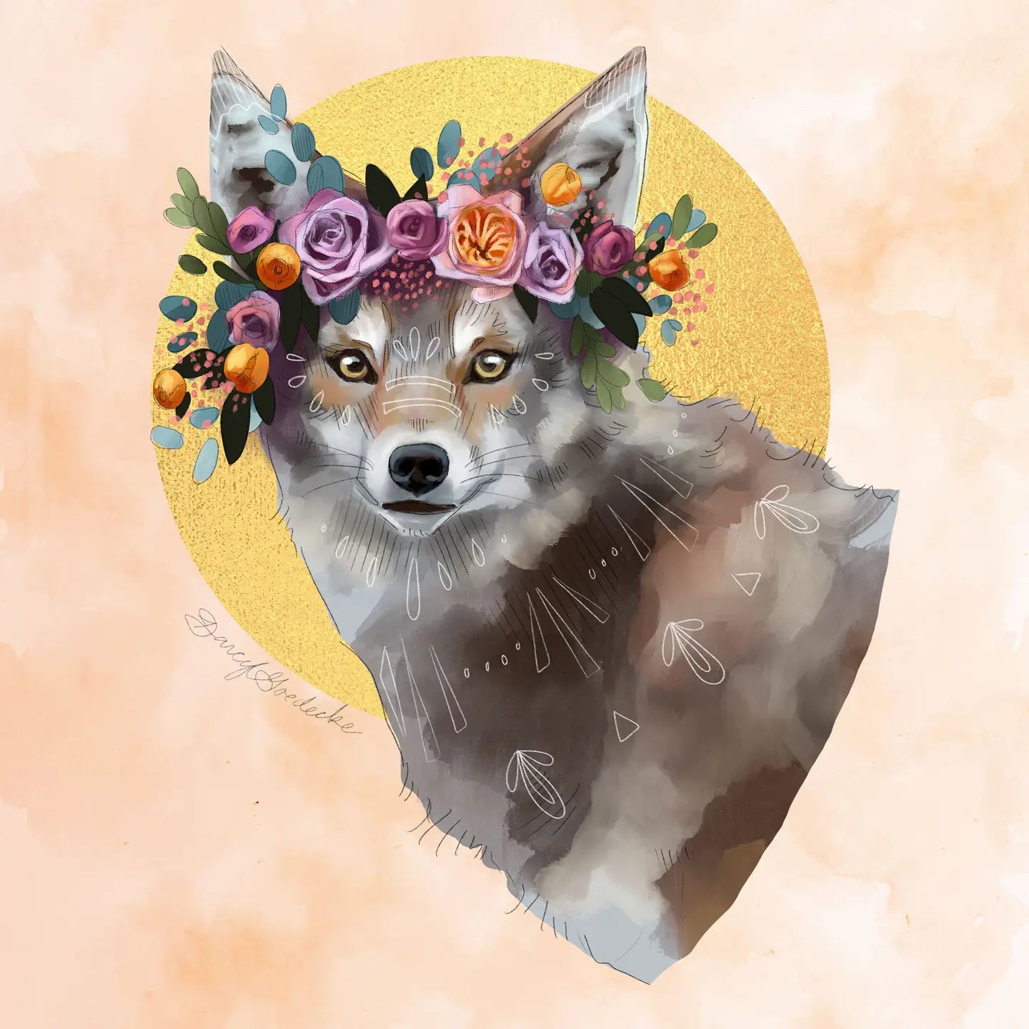 Solstice Coyote | Art Prints