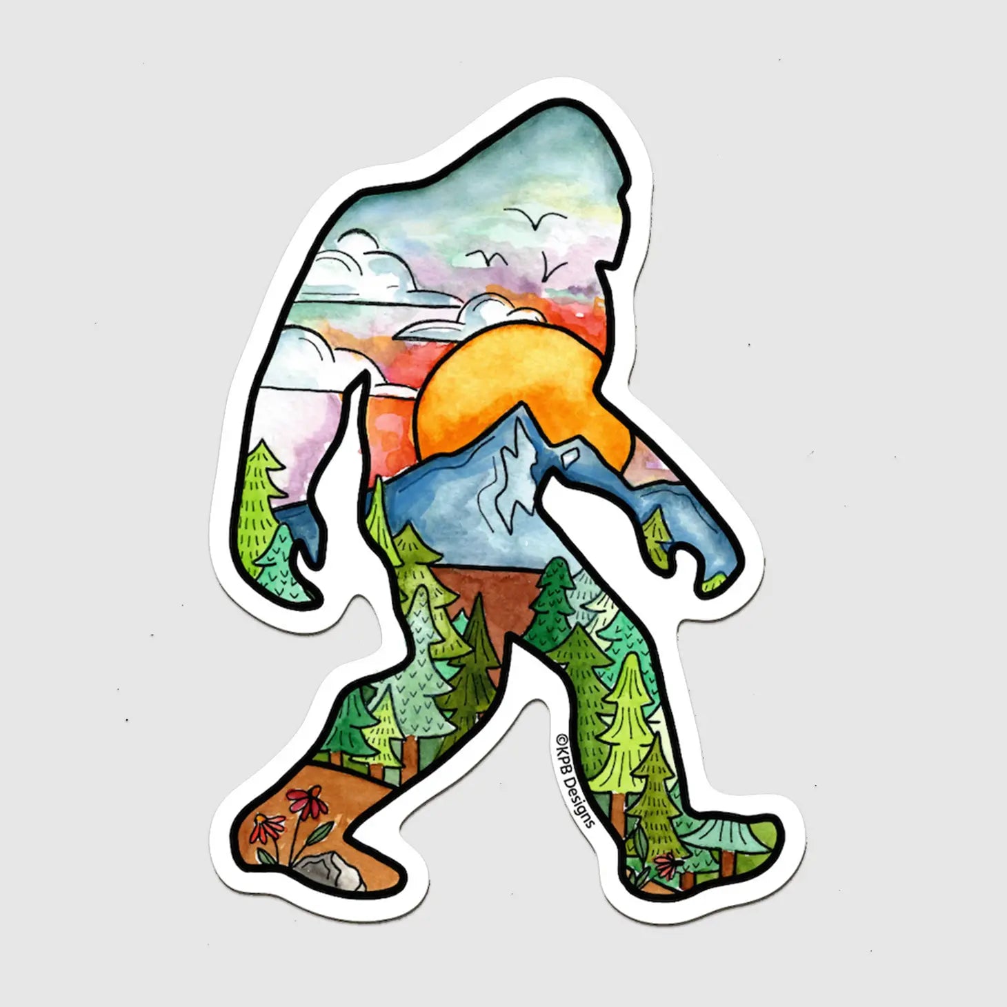 Day Sasquatch Sticker