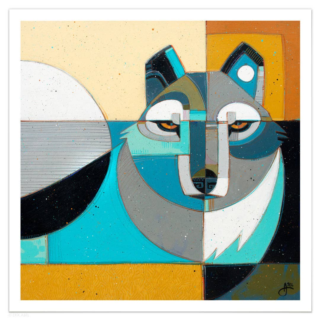 Lobo 3 - WHLSL Print: Unframed / 12x12 / Bamboo Paper