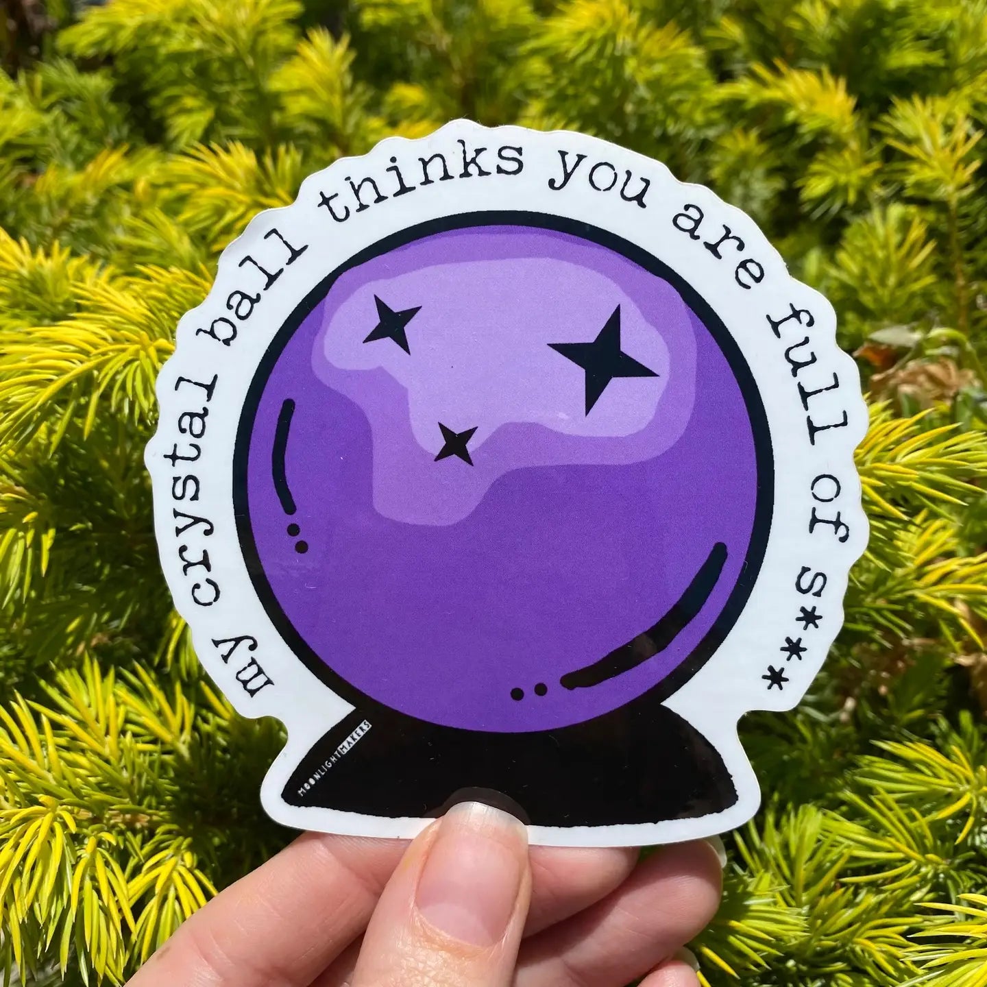 My Crystal Ball Thinks You Are Full Of S*** Sticker