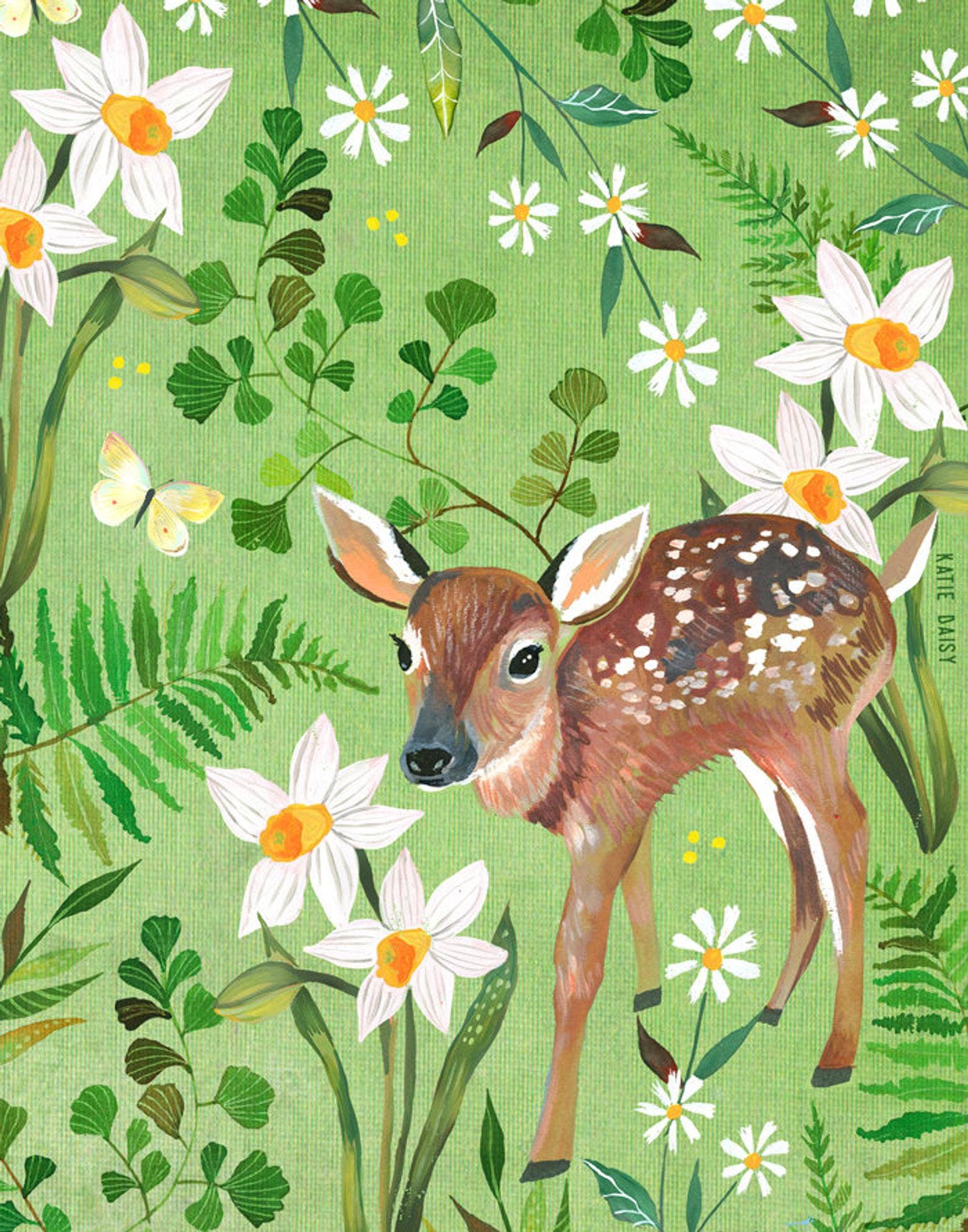 Fawn Print: 8 x 10