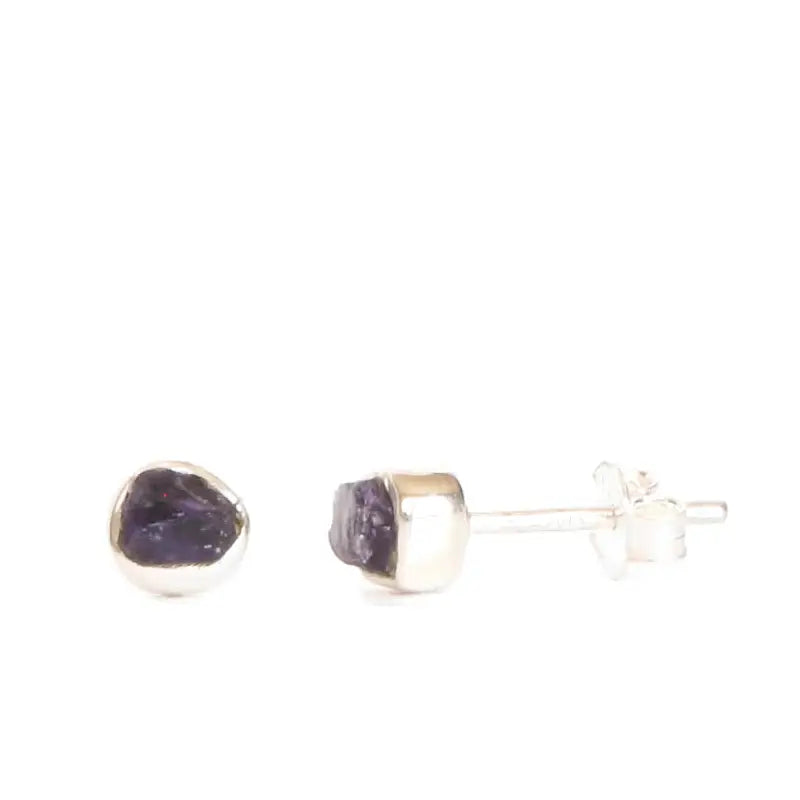 Amethyst Sterling Silver Studs