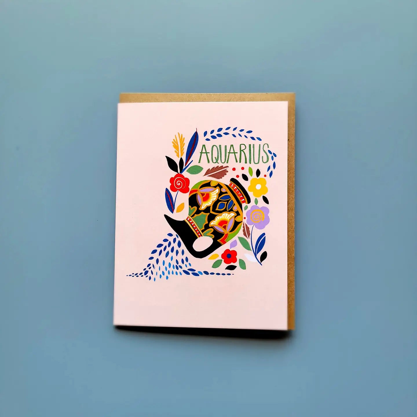 Aquarius Greeting Card