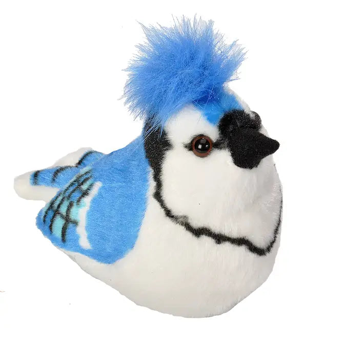 Audubon Ii Blue Jay Stuffed Animal W Sound 5.5"