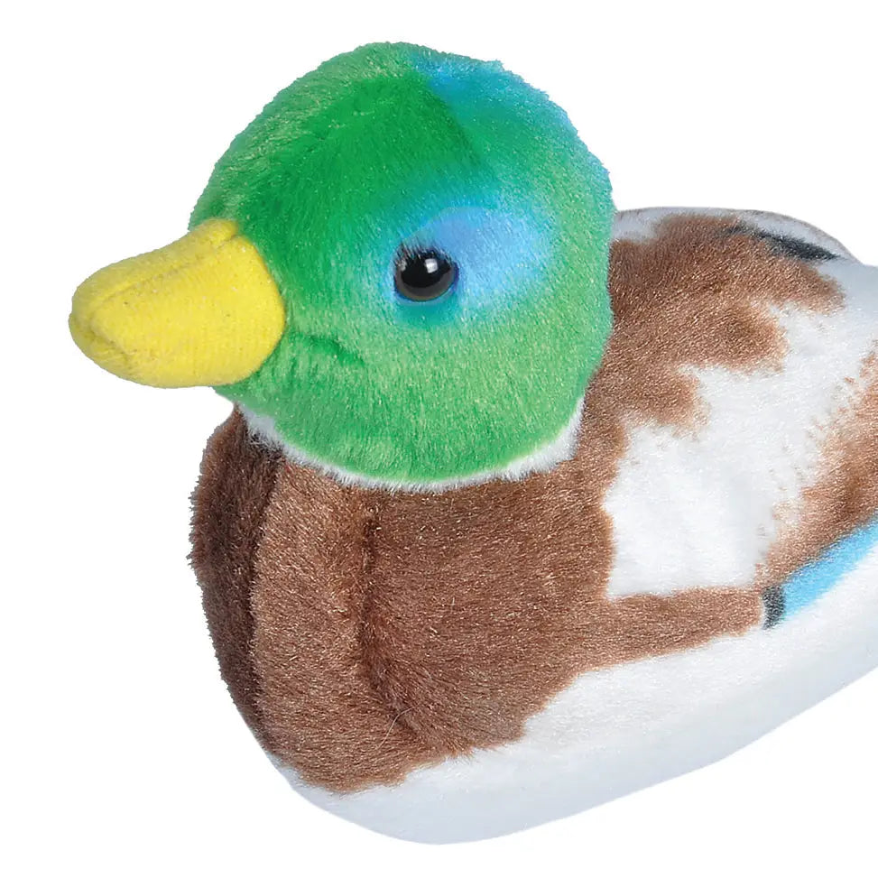 Audubon Ii Mallard Duck Stuffed Animal W Sound 5.5"