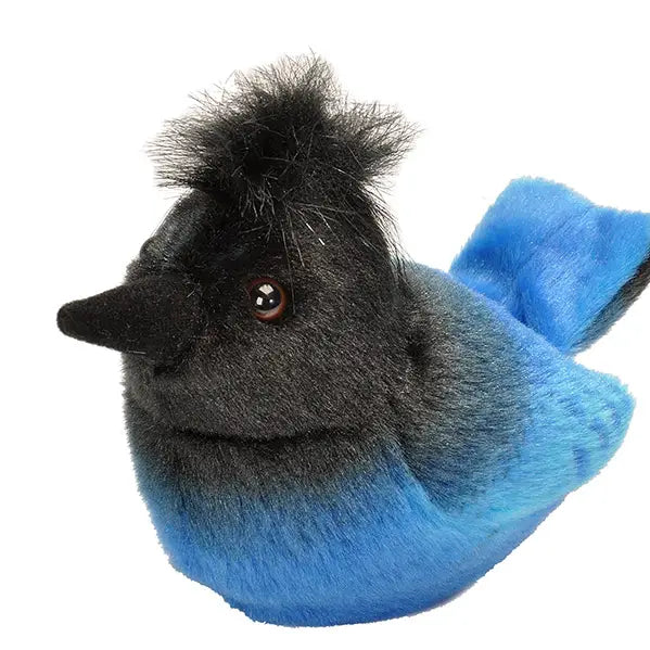 Audubon Ii Steller's Jay Stuffed Animal W Sound 5.5"