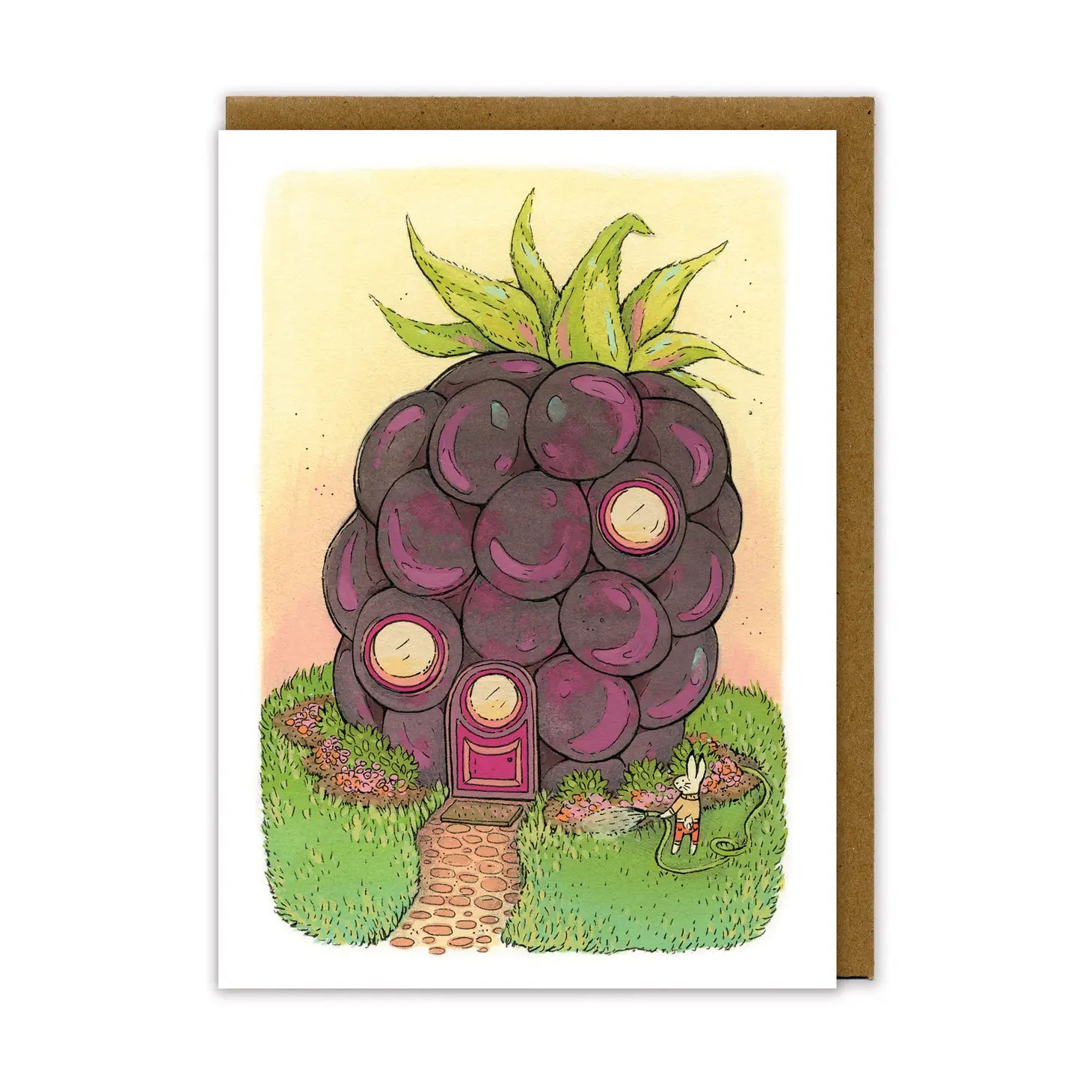 Blackberry Greeting Card