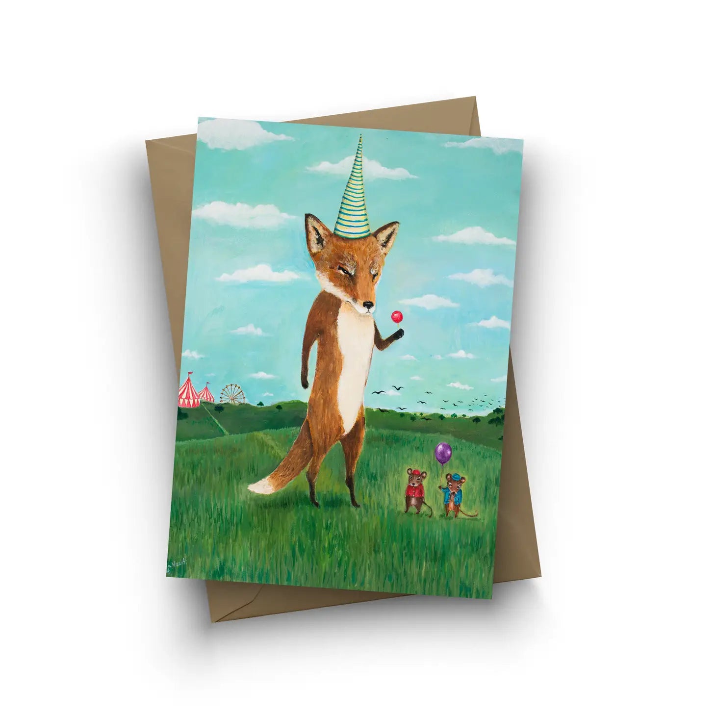 "Boss Fox" Single Card