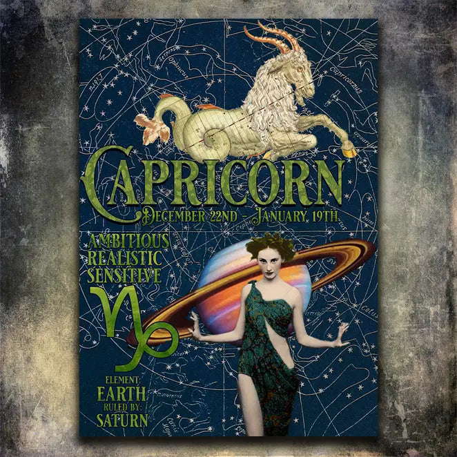 Capricorn Greeting Card