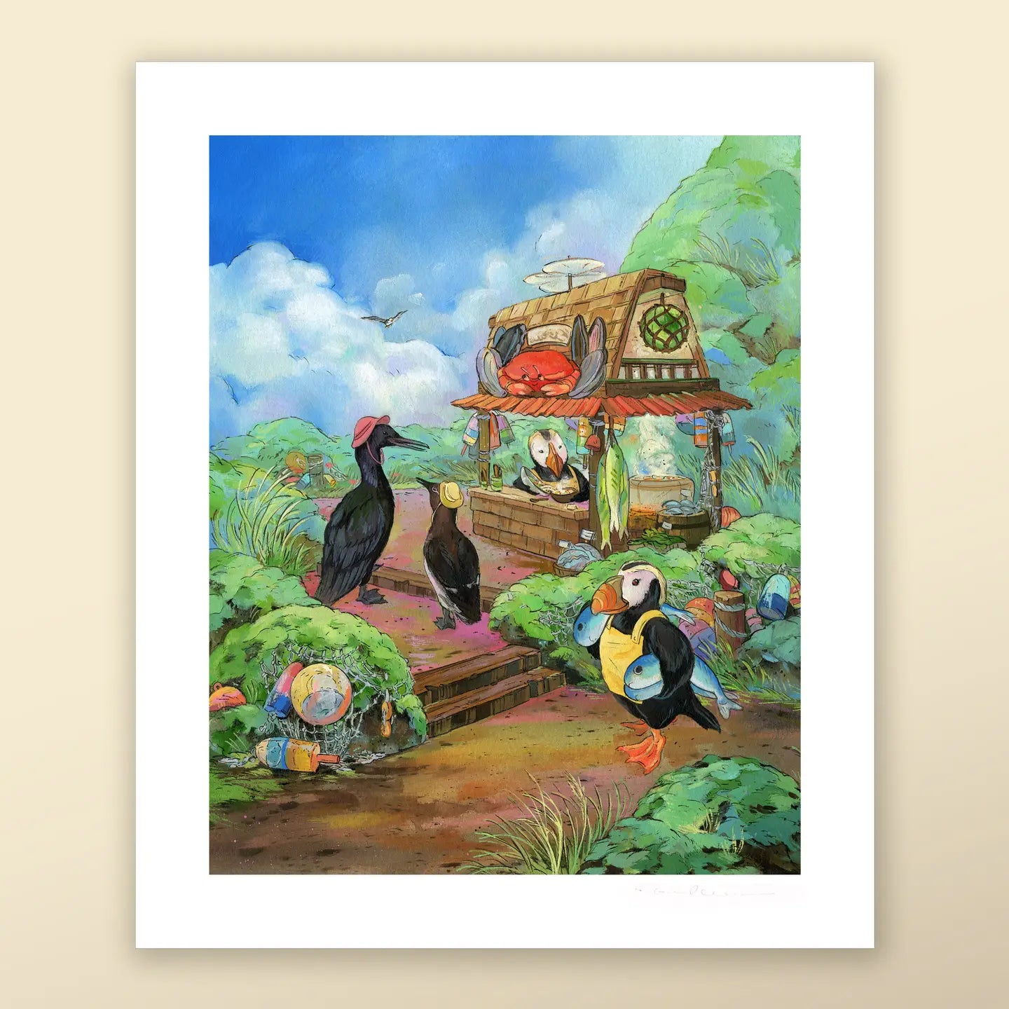 Cliffside Market - Fine Art Print