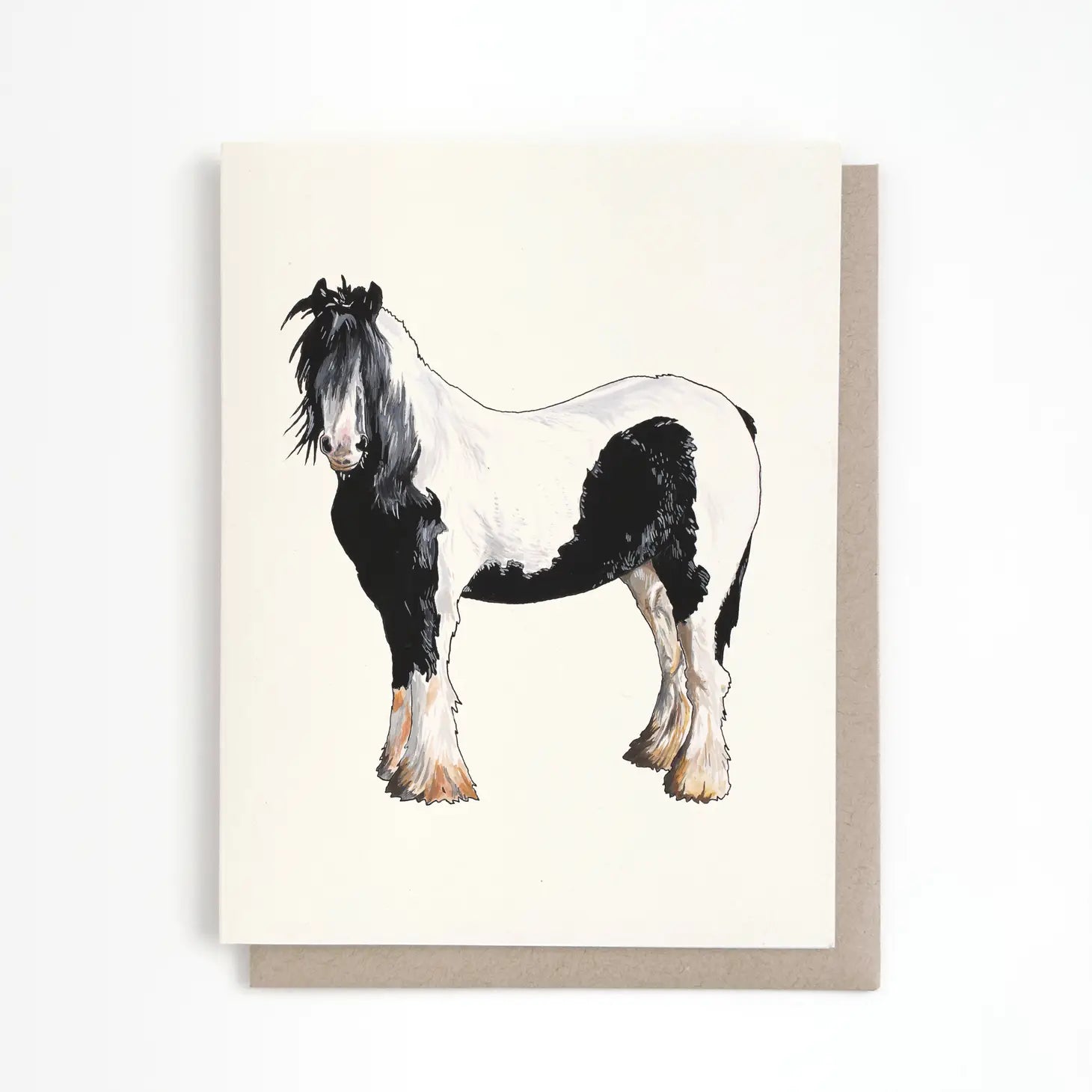 Clydesdale Horse Card