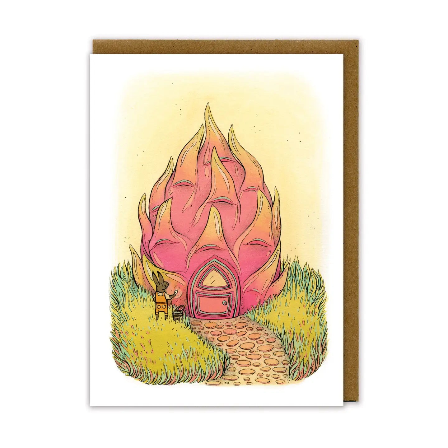 Dragon Fruit Greeting Card