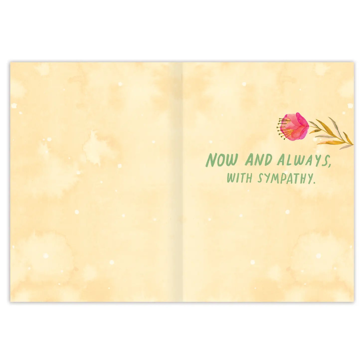 Floral Bird Sympathy Card