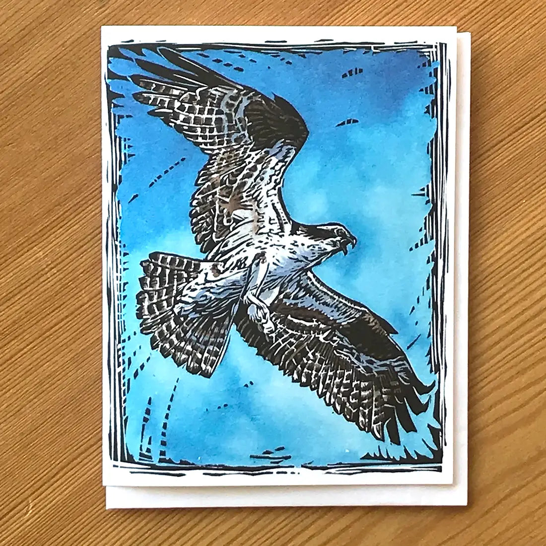 Flying Osprey - Sky Dance Card