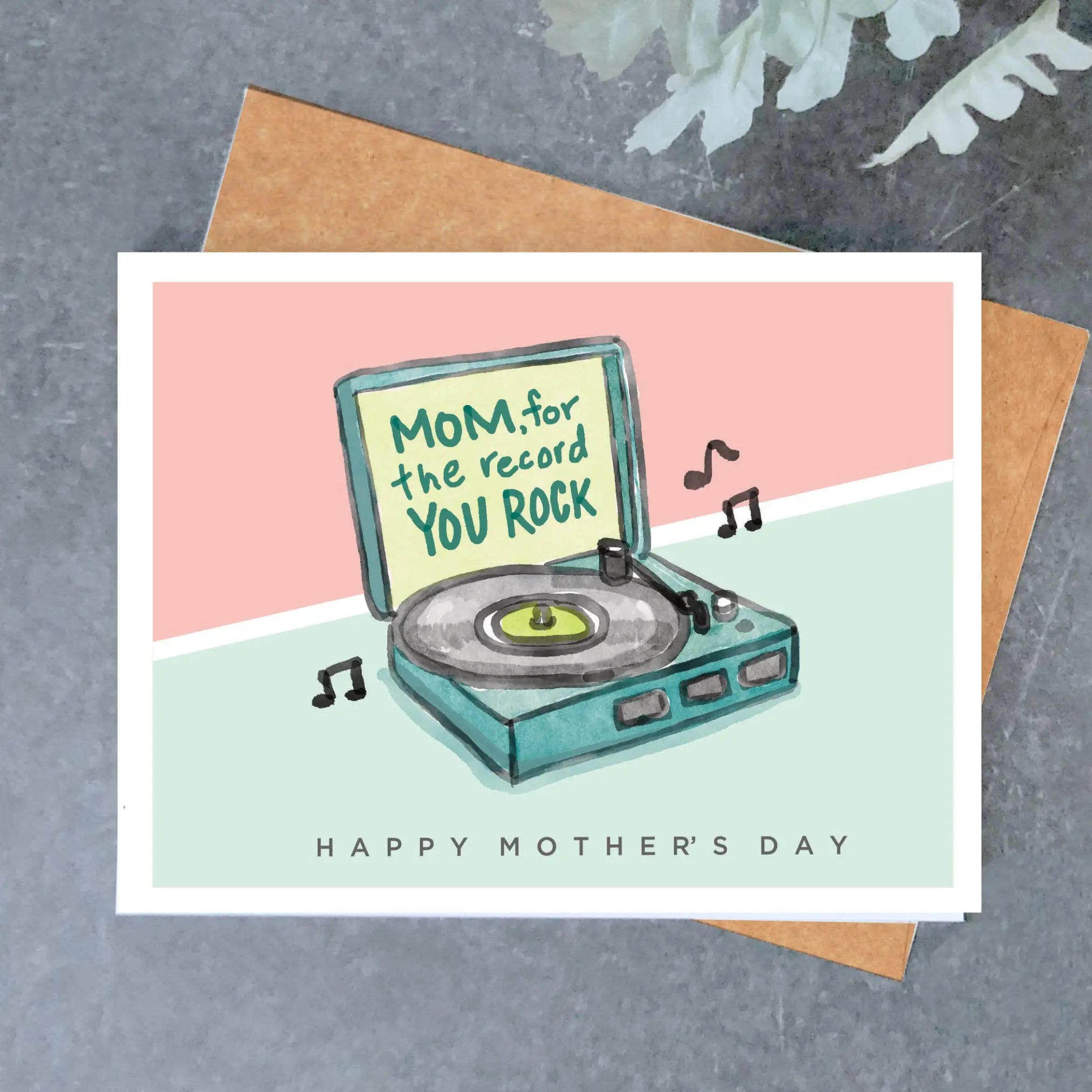 For the Record Mom Card