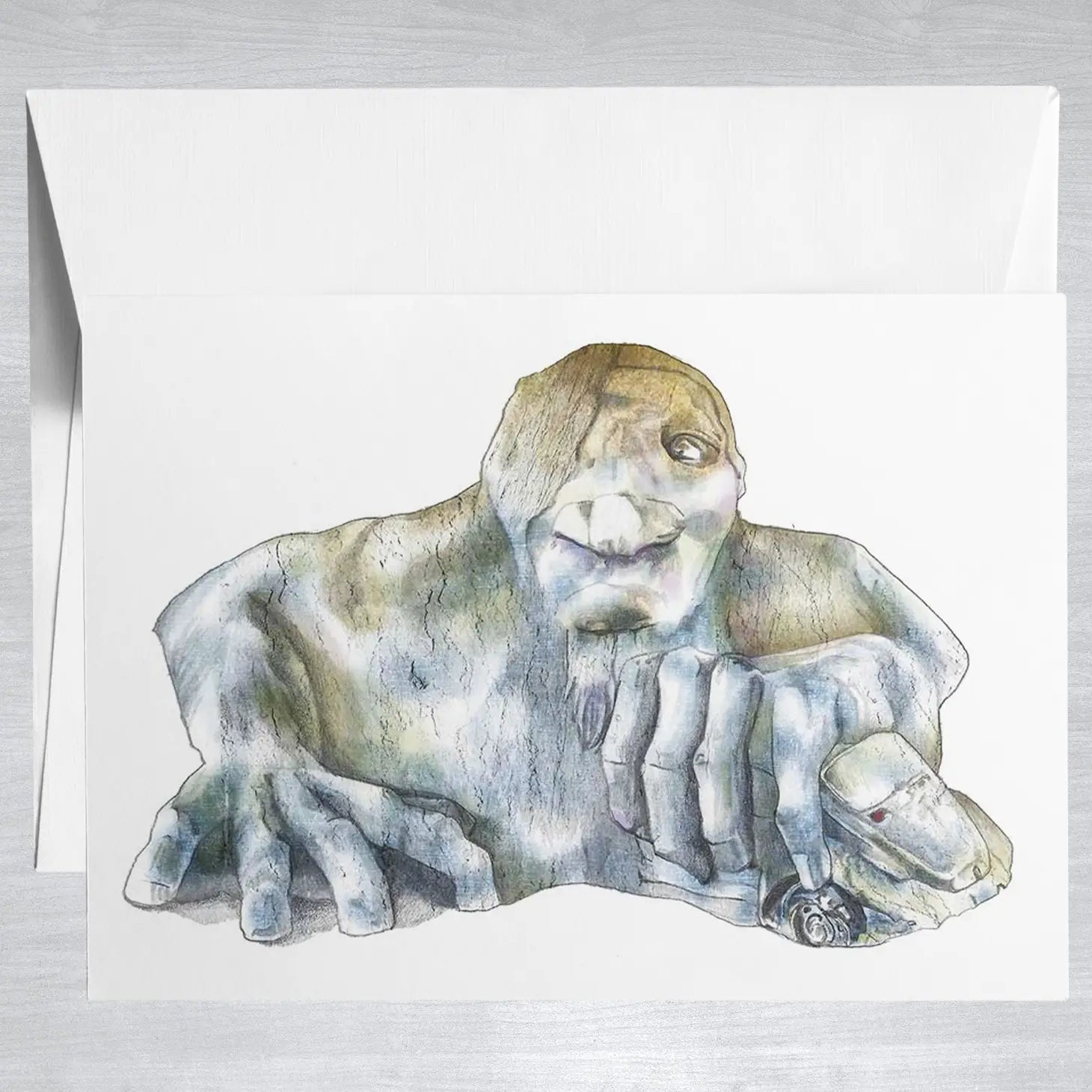 Fremont Troll -Seattle- Greeting Card