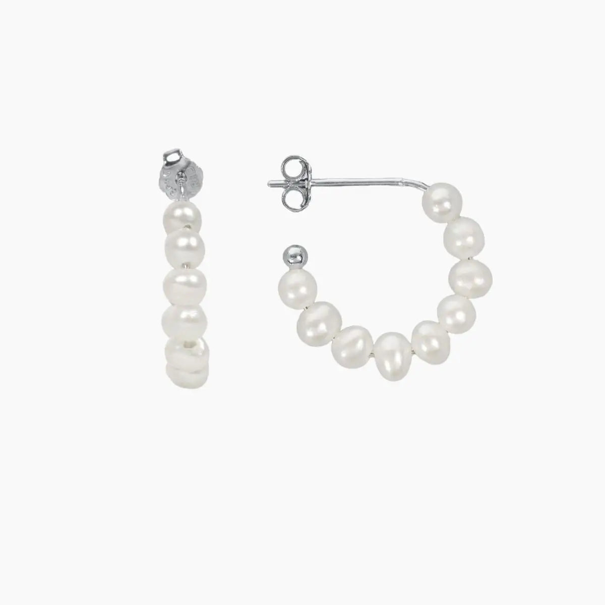 Freshwater Pearl Hoop Earrings