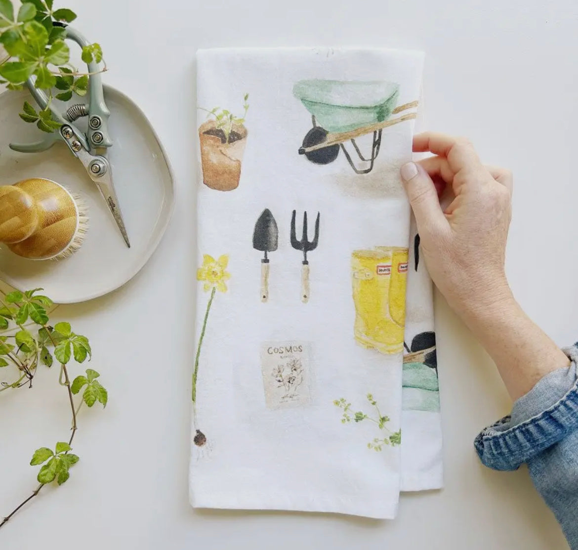 Gardening Tea Towel