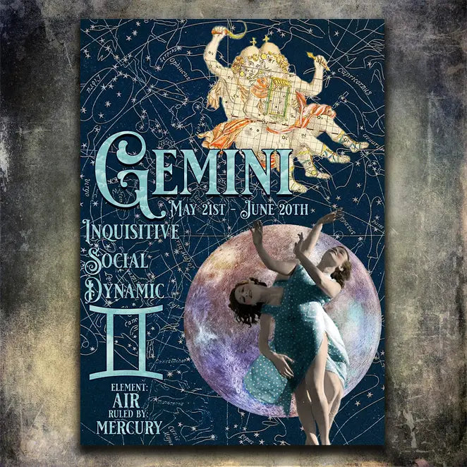 Gemini Greeting Card