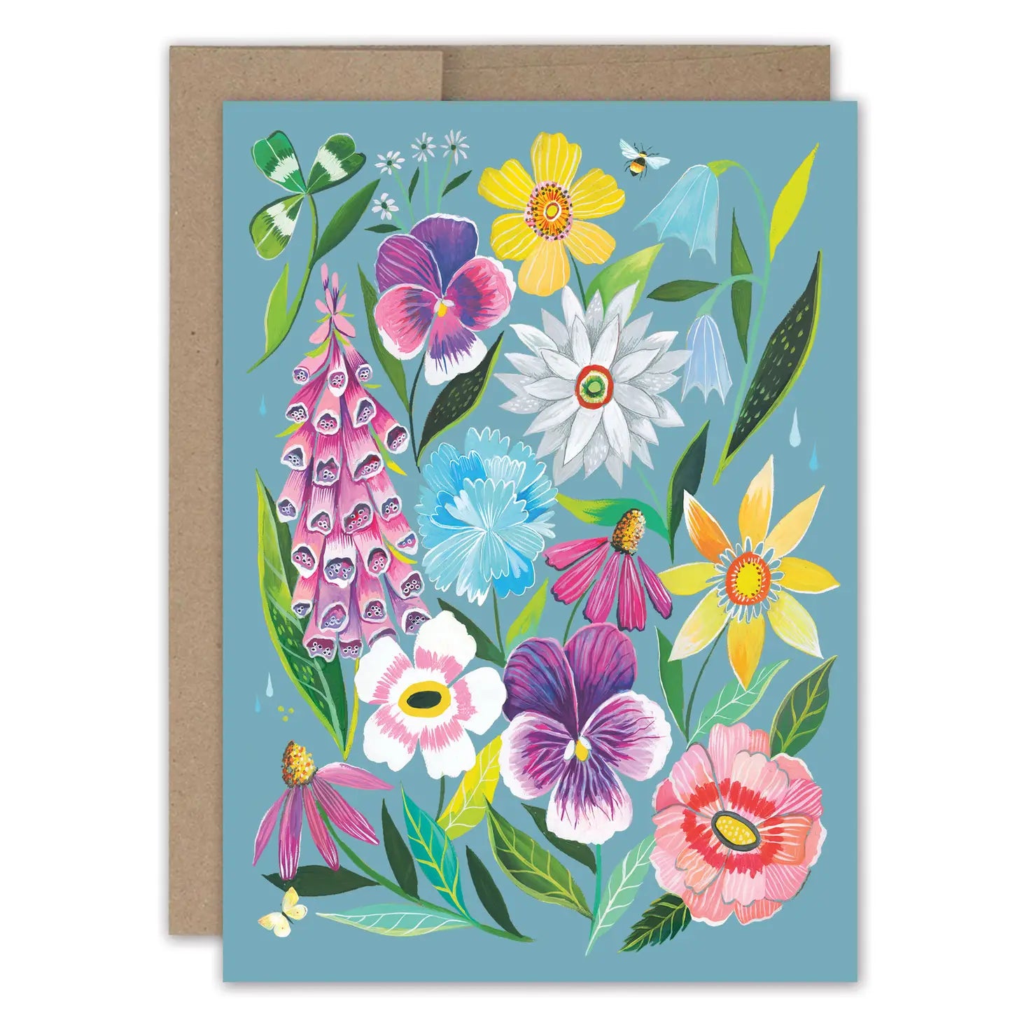 Get Well Flowers Card