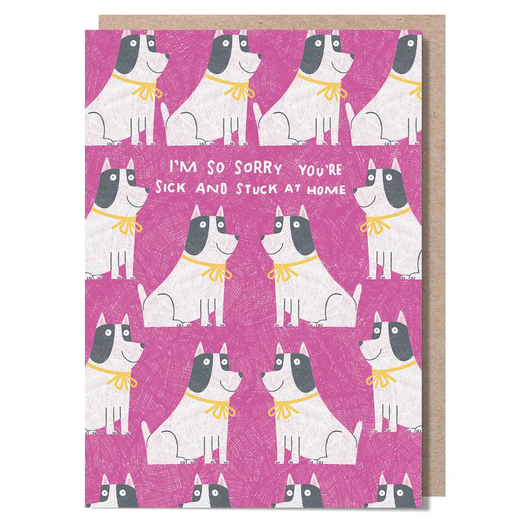 Get Well Dog Greeting Card