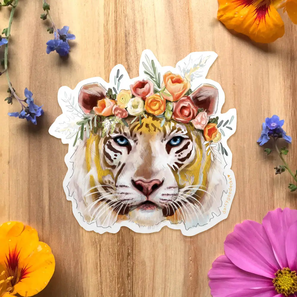 Golden Tiger Sticker