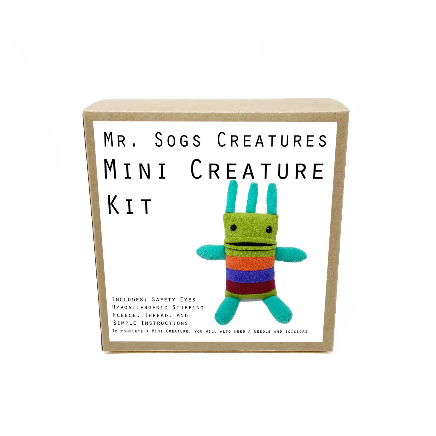 Mini Creature DIY Sewing Kit Green