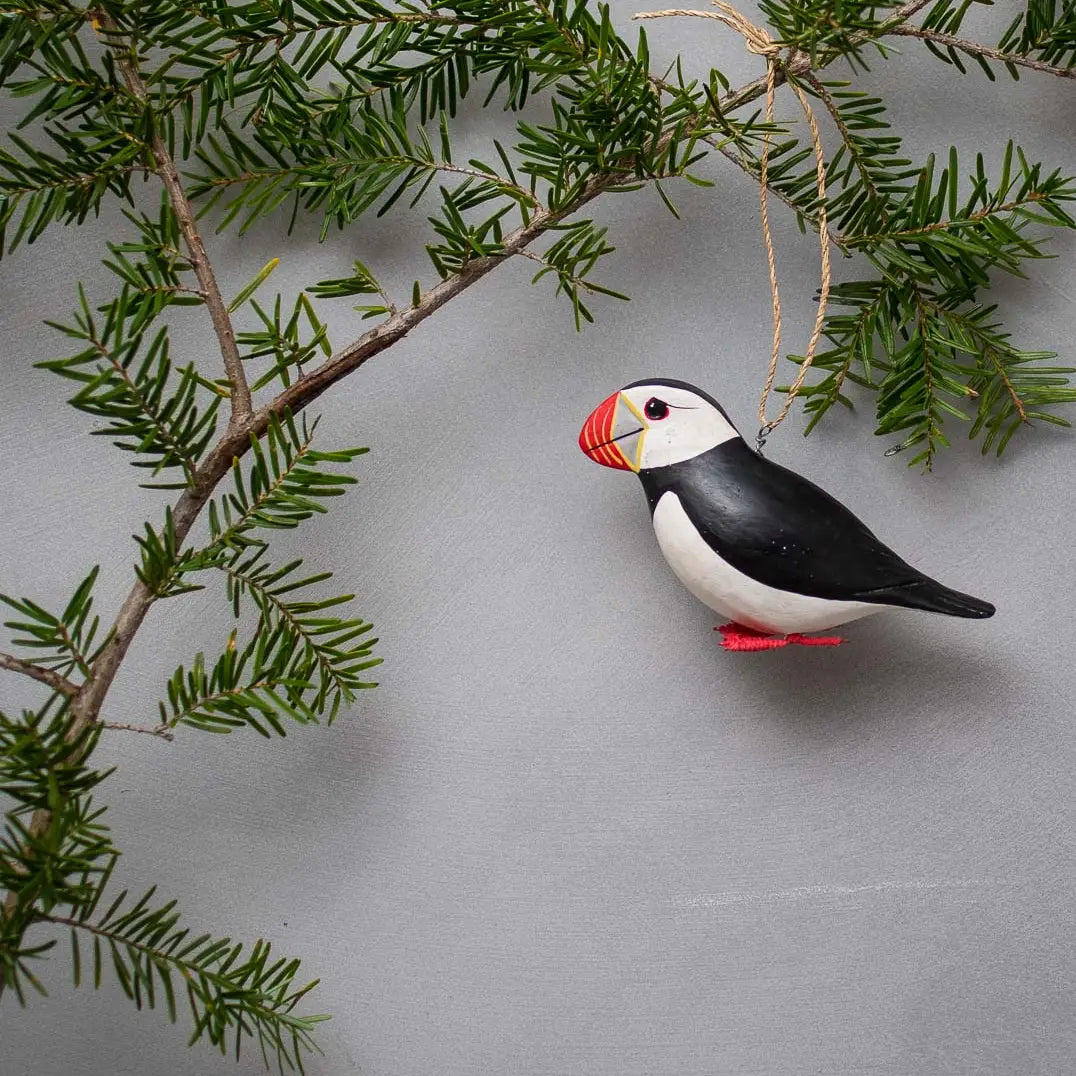 Hanging Puffin Ornament