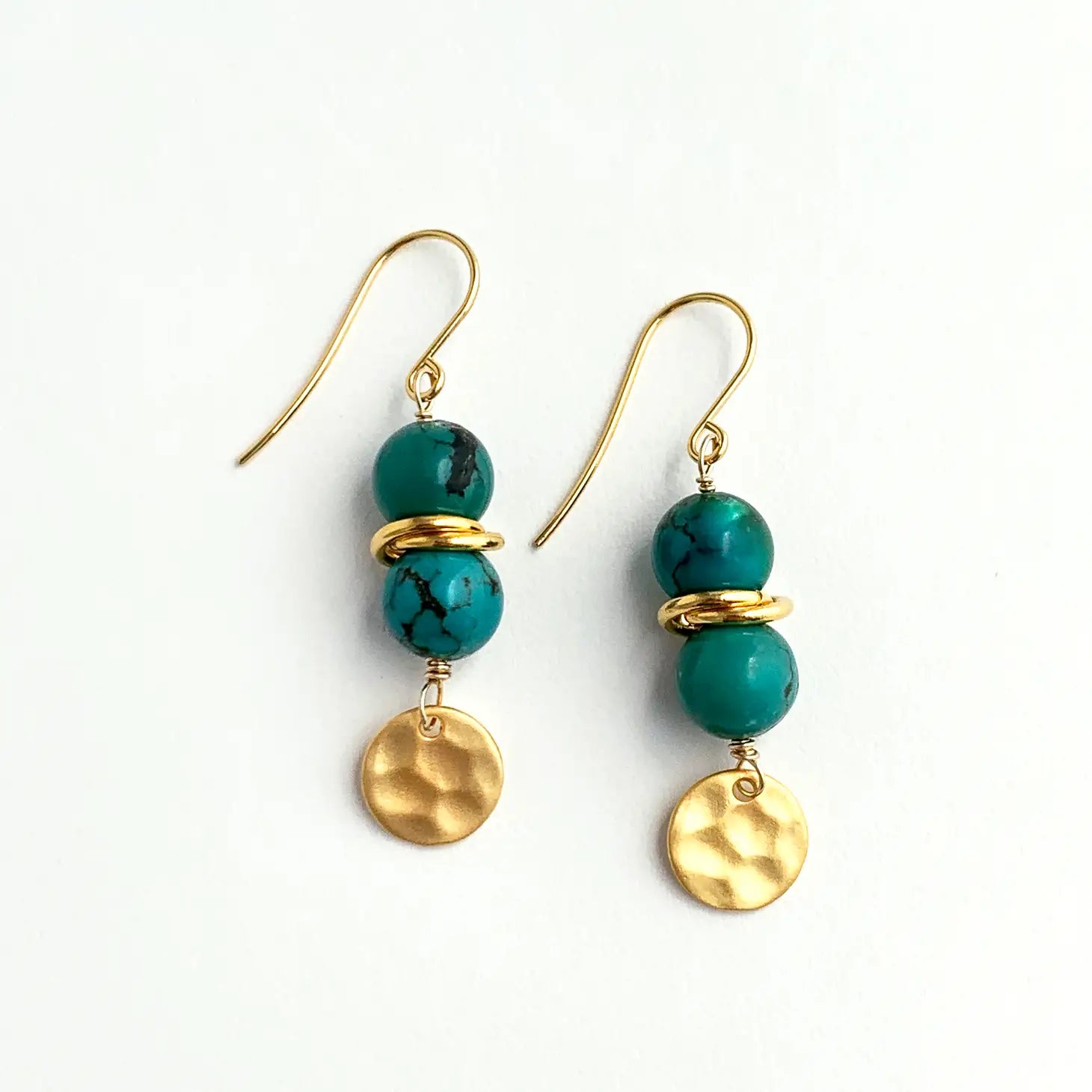 Howlite Drop Earrings