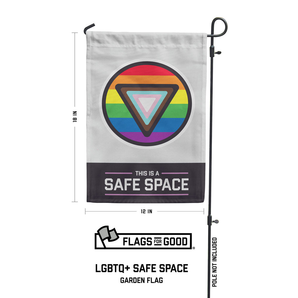 Progress Pride Garden Flag