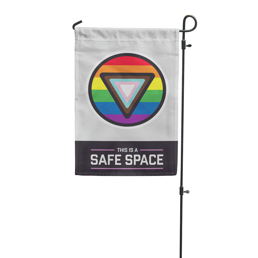 Progress Pride Garden Flag