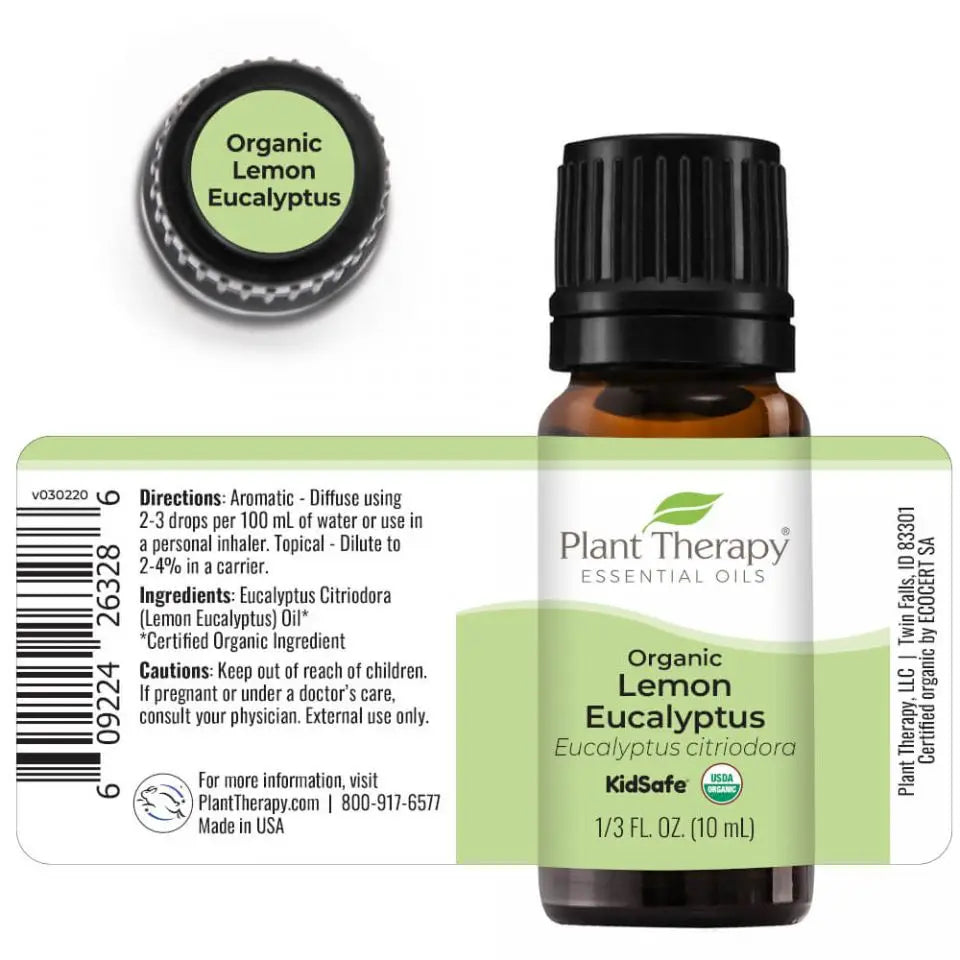 Organic Lemon Eucalyptus Oil 10 mL