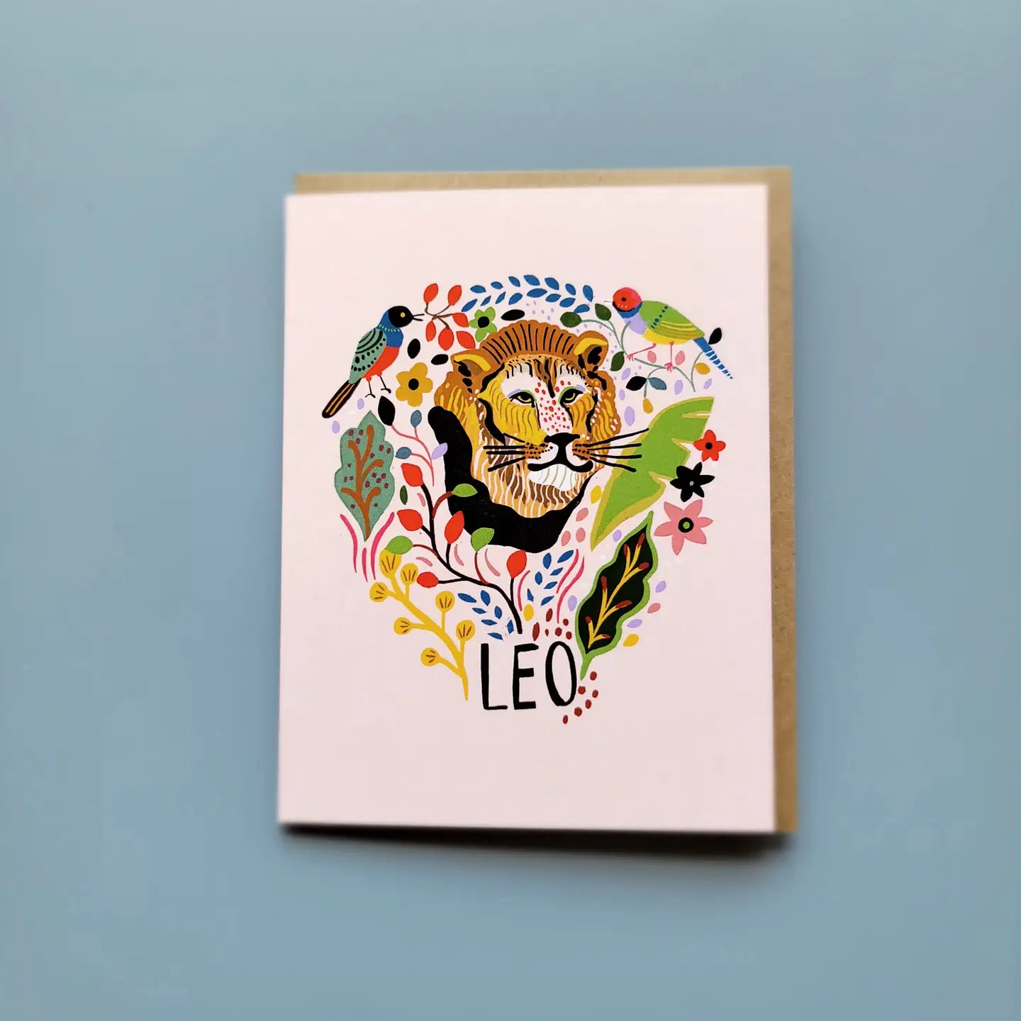 Leo Greeting Card