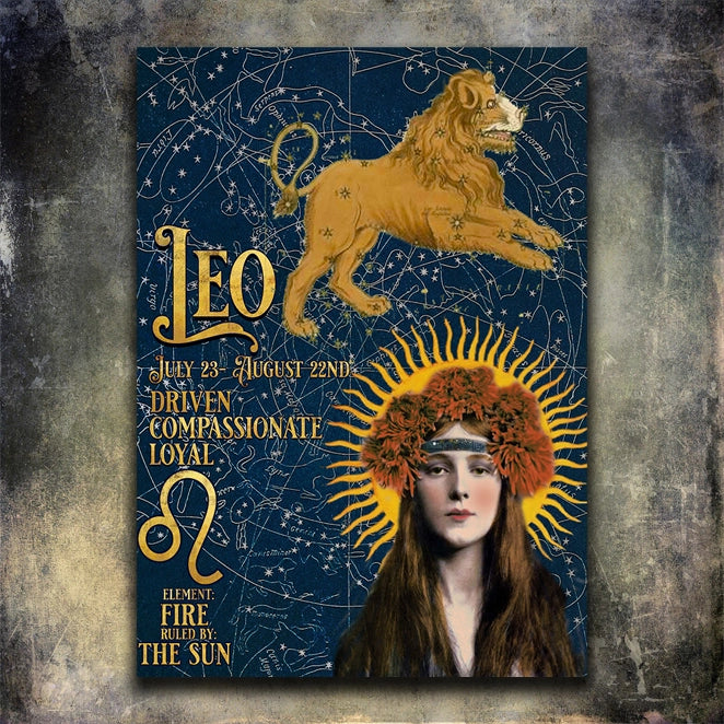 Leo Greeting Card