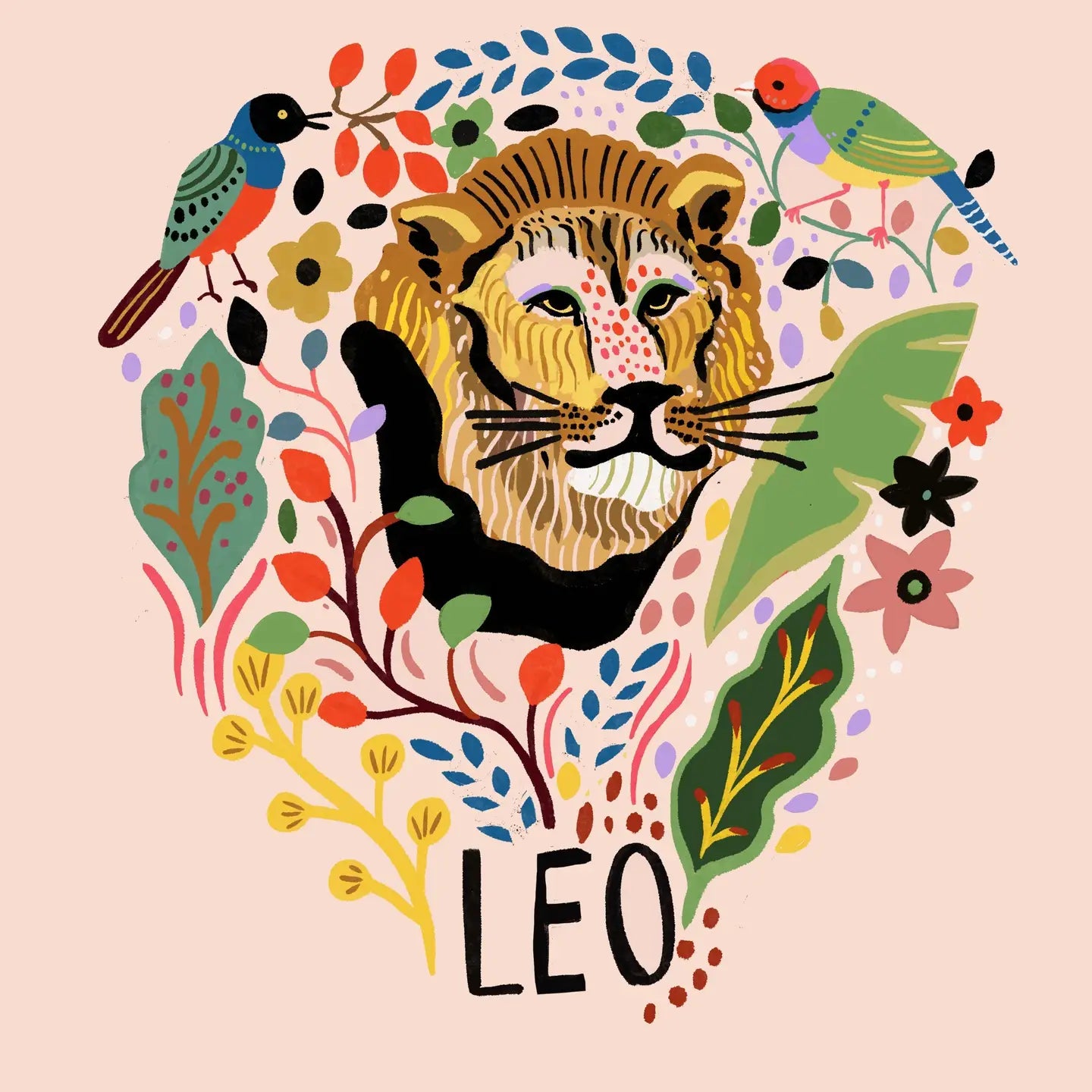 Leo Greeting Card