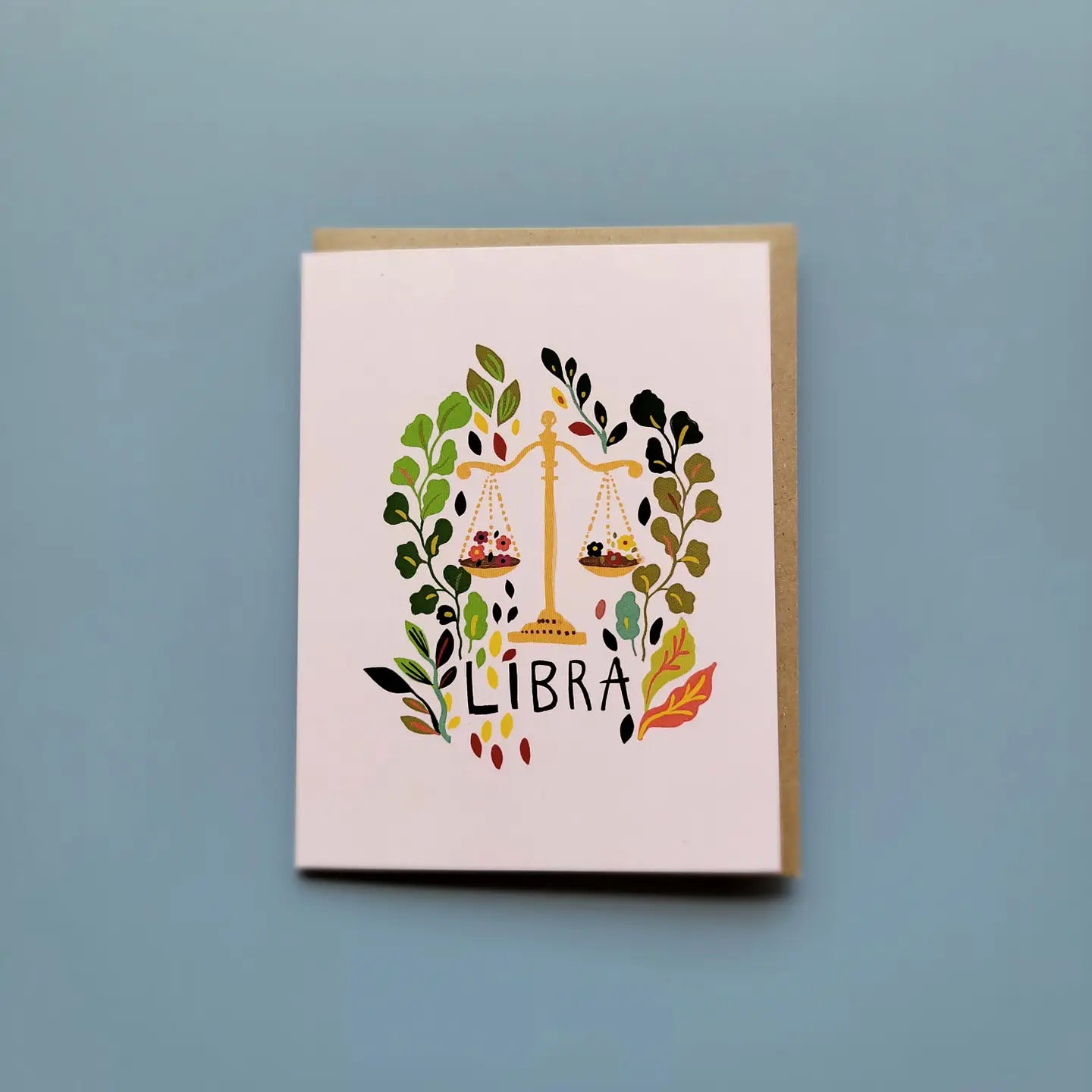 Libra Greeting Card