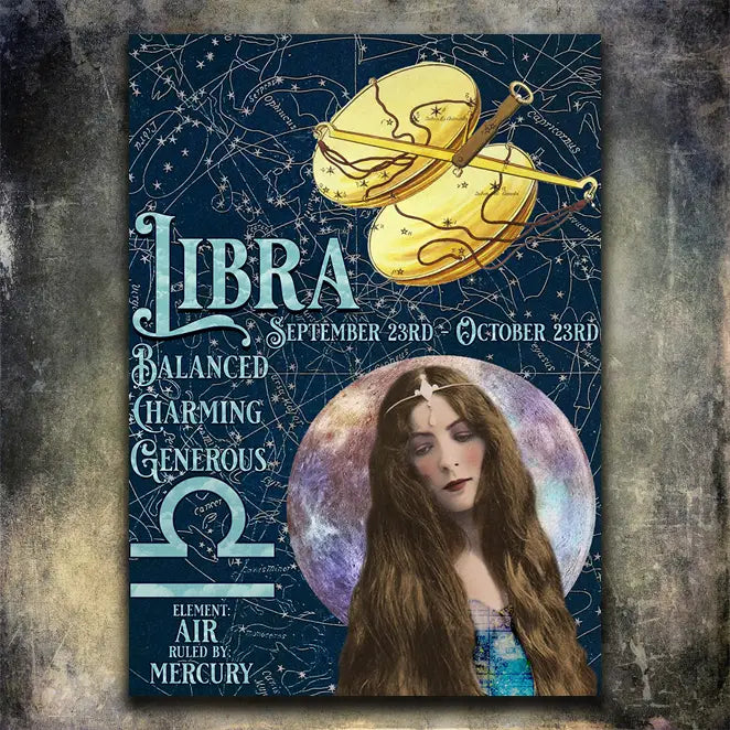 Libra Greeting Card