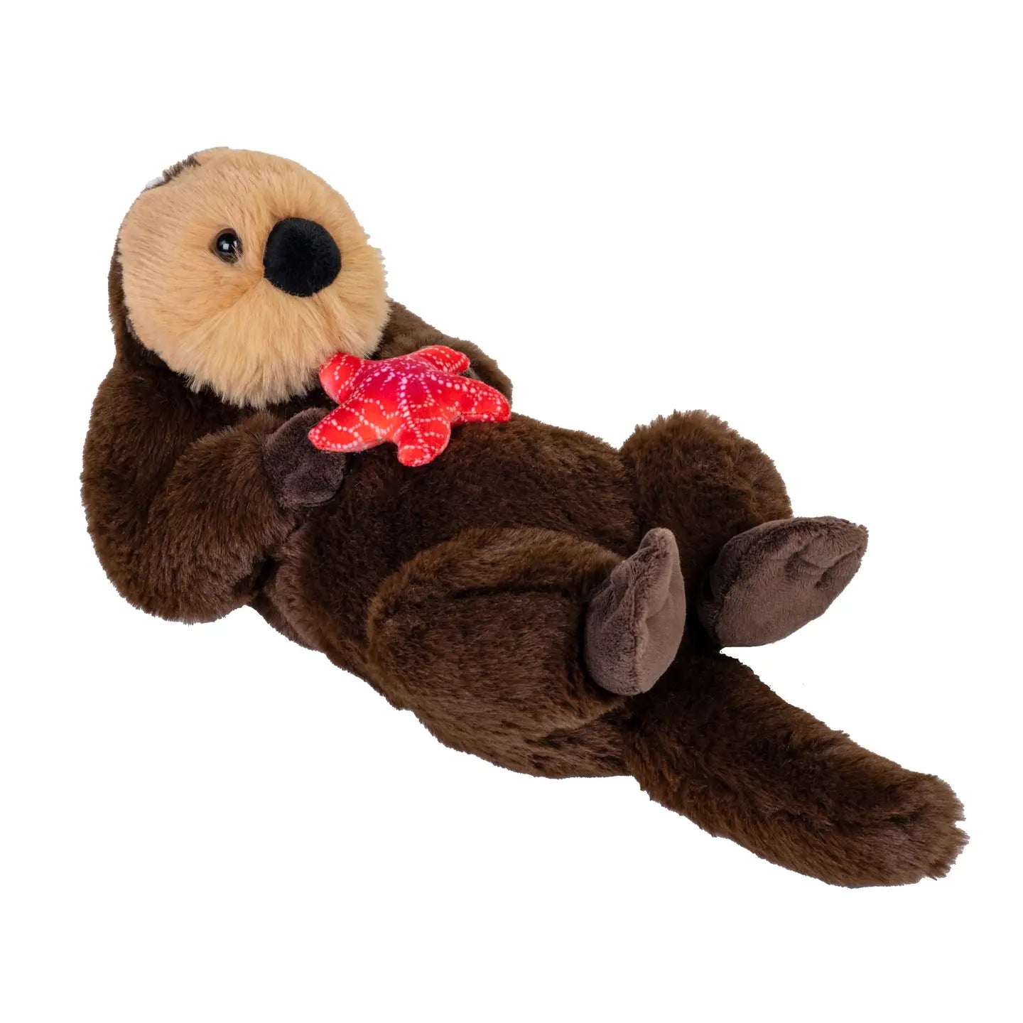 Earthkins Mini Sea Otter Stuffed Animal 15"